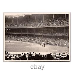 Original Yankee Stadium Game Photo 1940s Baseball Field Bronx New York A4855