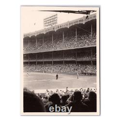 Original Yankee Stadium Game Photo 1940s Baseball Field Bronx New York A4856
