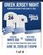 Presale New York Yankees Greek Jersey Xl Yankee Stadium Sga 6/18/26