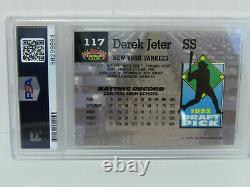 PSA 8 1993 Topps Stadium Club Murphy #117 Derek Jeter New York Yankees