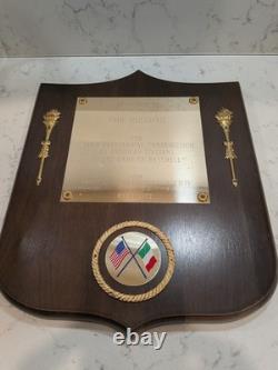 Phil Rizzuto Honorary Award From His Office At Yankee Stadium