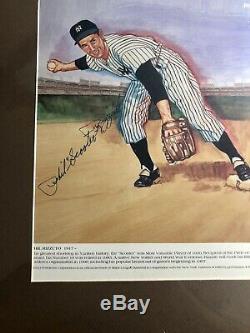 Phil Rizzuto, New York Yankees Signed 11x14 Citgo Stadium Giveaway Autographed