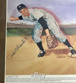 Phil Rizzuto, New York Yankees Signed 11x14 Citgo Stadium Giveaway Autographed