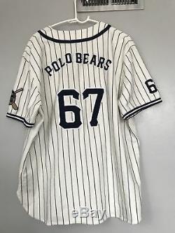 Polo Ralph Lauren Bear Stadium CP-93 Baseball New York Yankees Jersey Shirt XL