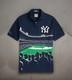 Polo Ralph Lauren New York Yankees Stadium Print Mesh Polo Shirt Big & Tall 4xb