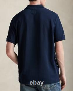 Polo Ralph Lauren New York Yankees Stadium Print Mesh Polo Shirt Big & Tall 4XB