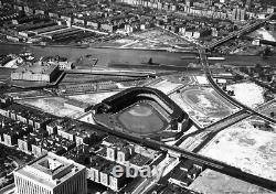 RARE! 1933 Yankee Stadium Aerial View Bronx New York Original Photo Negative