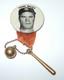 Rare 1950's Large Baseball Hank Bauer New York Yankees Stadium Pin Button Charm