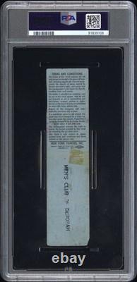 RARE 1951 MICKEY MANTLE WEARS #7 1st TIME @ YANKEE STADIUM FULL TICKET PSA POP 1