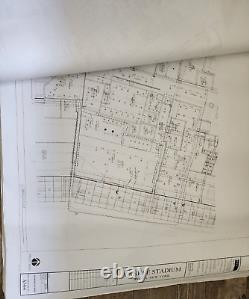 RARE 2007 Yankee Stadium NEW design ASI #73 architectural blueprints 36 x 48