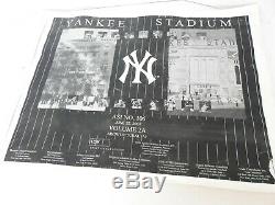 RARE Architectural Blueprint Plans Of The New Yankee Stadium New York Yankees