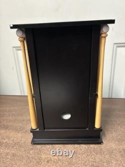 RARE Danbury Mint NY Yankees Stadium Wooden Desk Clock In Original Box