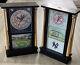 Rare-new Danbury Mint Ny Yankees Stadium Wooden Desk Clock &barometer Temp Gauge