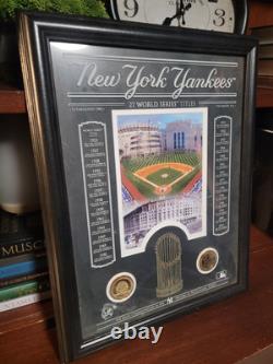 RARE NEW YORK Yankees Stadium Coin Plaque 14x18 Limited Edition 130/2009