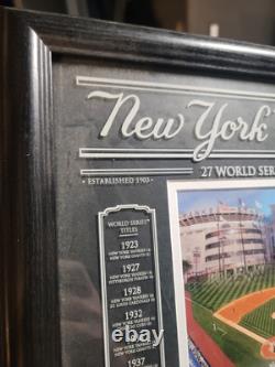 RARE NEW YORK Yankees Stadium Coin Plaque 14x18 Limited Edition 130/2009