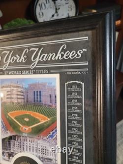 RARE NEW YORK Yankees Stadium Coin Plaque 14x18 Limited Edition 130/2009