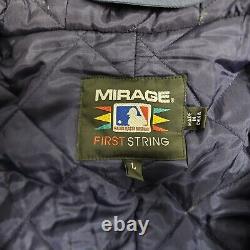 RARE Vintage Mirage MLB New York Yankees Navy Long Stadium Coat / Adult Large