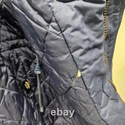 RARE Vintage Mirage MLB New York Yankees Navy Long Stadium Coat / Large /Defects