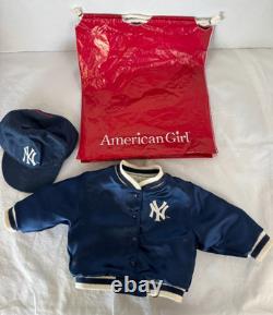 Rare 2003 American Girl NY Yankees Jacket Cap Yankee Stadium Giveaway Bag SGA