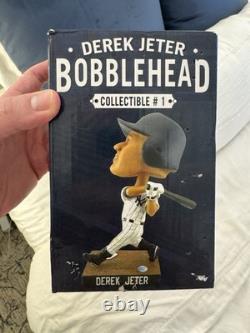 Rare Derek Jeter New York Yankees 2013 SGA Bobblehead NIB Nodder Stadium