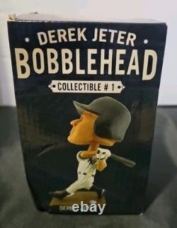 Rare Derek Jeter New York Yankees 2013 SGA Bobblehead NIB Nodder Stadium