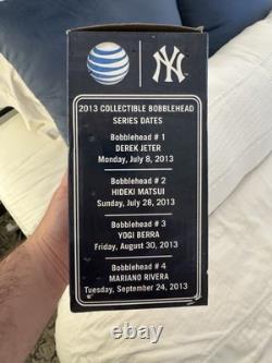 Rare Derek Jeter New York Yankees 2013 SGA Bobblehead NIB Nodder Stadium