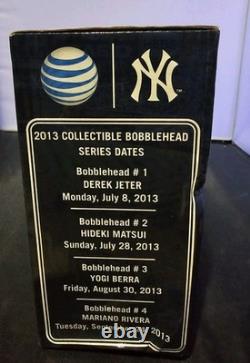 Rare Derek Jeter New York Yankees 2013 SGA Bobblehead NIB Nodder Stadium