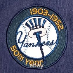 Rare MLB New York Yankees Stadium Jacket with Embroidered Logo and Big Logo