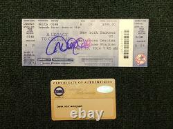 Rare Signed 9/25/14 Derek Jeter Last Game Yankee Stadium-legends-end Of An Era