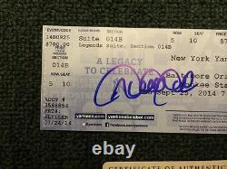 Rare Signed 9/25/14 Derek Jeter Last Game Yankee Stadium-legends-end Of An Era