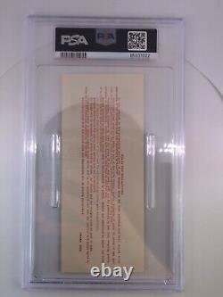 Rare Stadium Club! 1961 World Series Game 1 Ticket Reds @ Yankees, PSA 4! Pop 1