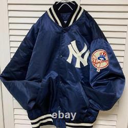 Rare Vintage Starter Mlb New york Yankees Stadium Jacket Made In Usa