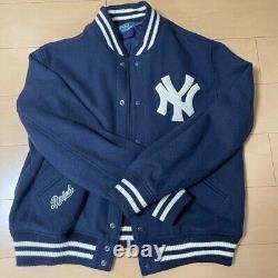 Rare! XXL Polo Ralph Lauren New York Yankees NY MLB Stadium Jacket New