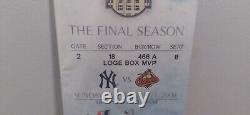 Rare Yankee Stadium Final Game Mega Thats My Ticket Canvas Wall Art 2007