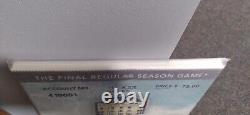 Rare Yankee Stadium Final Game Mega Thats My Ticket Canvas Wall Art 2007