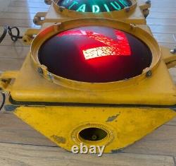 Rare Yankee Stadium Traffic Light Style Directions to stadium Man Cave Gem