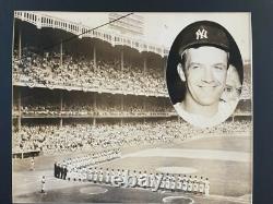 Rare vintage 1950s Original 14 x 17 Photo New York Yankees Stadium W. S