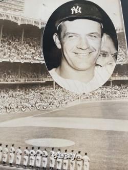 Rare vintage 1950s Original 14 x 17 Photo New York Yankees Stadium W. S