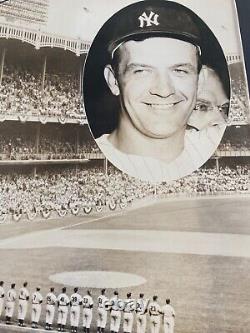 Rare vintage 1950s Original 14 x 17 Photo New York Yankees Stadium W. S