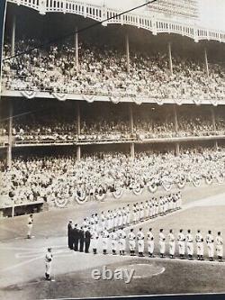 Rare vintage 1950s Original 14 x 17 Photo New York Yankees Stadium W. S