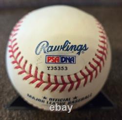 Rawlings (Yankee Stadium) Reggie Jackson Signed MULTI Inscriptions PSA