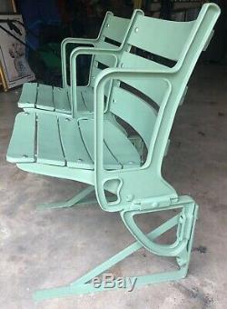 Real New York Yankee Stadium Seats 1944-1973 Restored to Green Babe Ruth NY