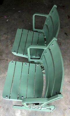 Real New York Yankee Stadium Seats 1944-1973 Restored to Green Babe Ruth NY