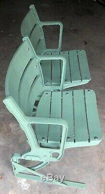 Real New York Yankee Stadium Seats 1944-1973 Restored to Green Babe Ruth NY