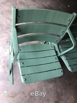 Real New York Yankee Stadium Seats 1944-1973 Restored to Green Babe Ruth NY