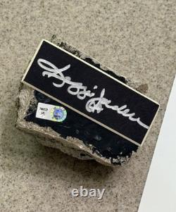 Reggie Jackson Signed Yankee Stadium Black Beckett MLB Authenticated RARE