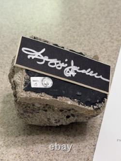 Reggie Jackson Signed Yankee Stadium Black Beckett MLB Authenticated RARE