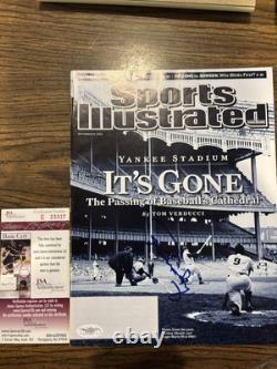 Ron Guidry NEW YORK YANKEES SIGNED SI Yankee Stadium It's Gone JSA COA