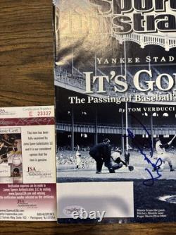 Ron Guidry NEW YORK YANKEES SIGNED SI Yankee Stadium It's Gone JSA COA