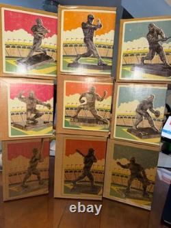 SGA-New York Yankees Hall of Fame statues from 2004, 2005 and 2006 set of 9 MINT